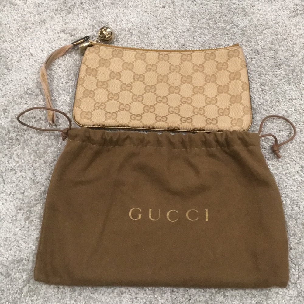 Authentic Gucci Wristlet Pouch